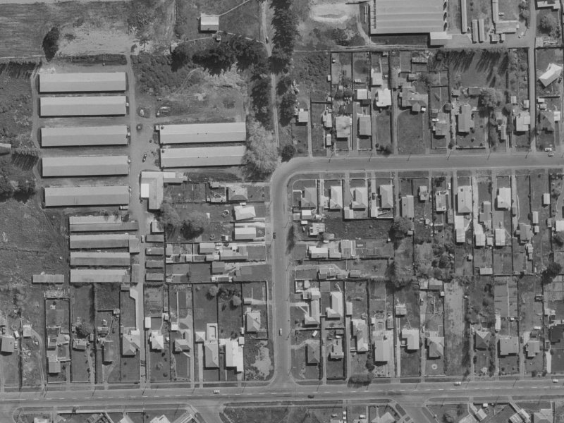 10 Badger Street from the air, 1970-1974