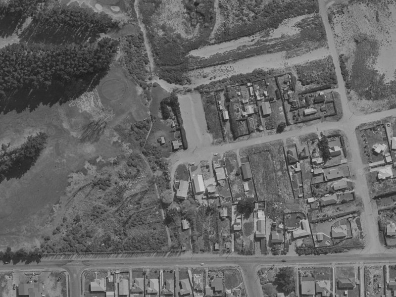 35 Larnach Street from the air, 1970-1974