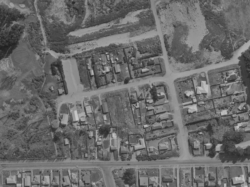 22 Larnach Street from the air, 1970-1974
