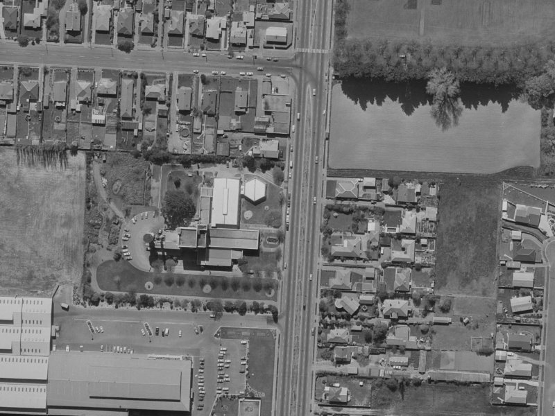 171 Main North Road from the air, 1970-1974