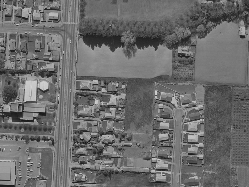 25A Ramore Place from the air, 1970-1974