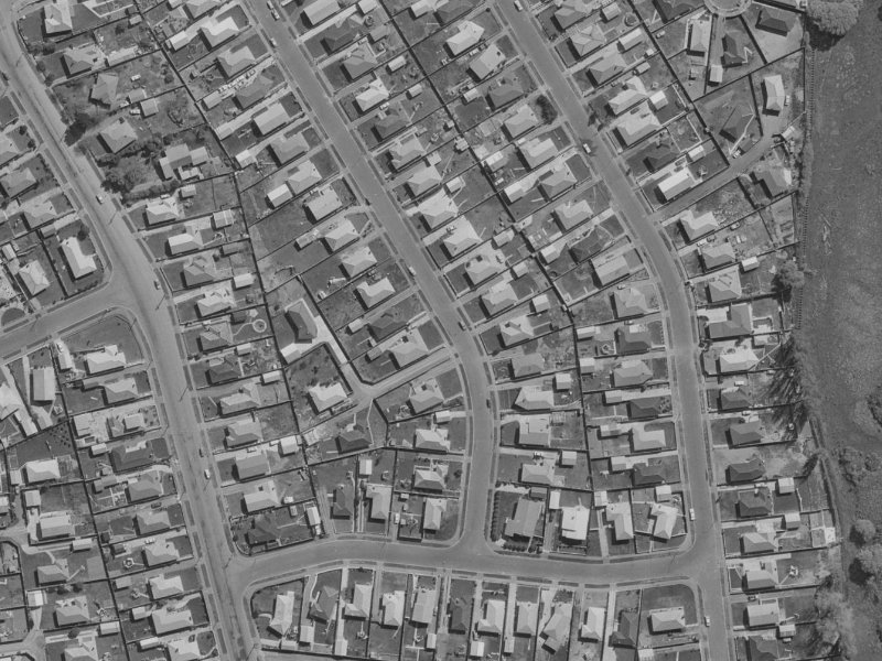 11 Kirner Street from the air, 1970-1974