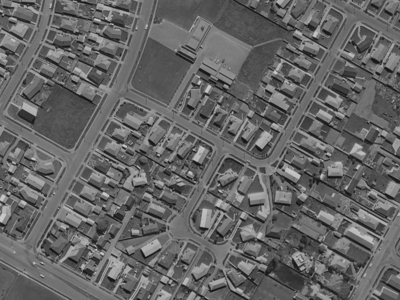 1 Pimlico Place from the air, 1970-1974
