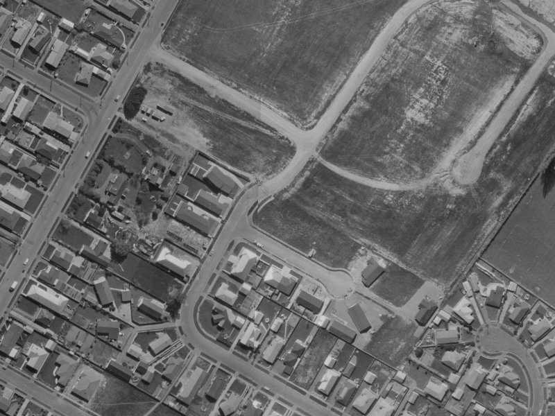 1 Quinton Place from the air, 1970-1974
