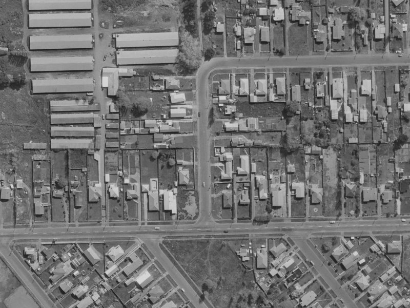 1C Badger Street from the air, 1970-1974