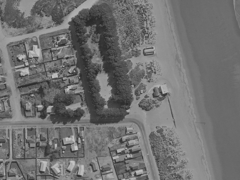 Beach Road from the air, 1970-1974