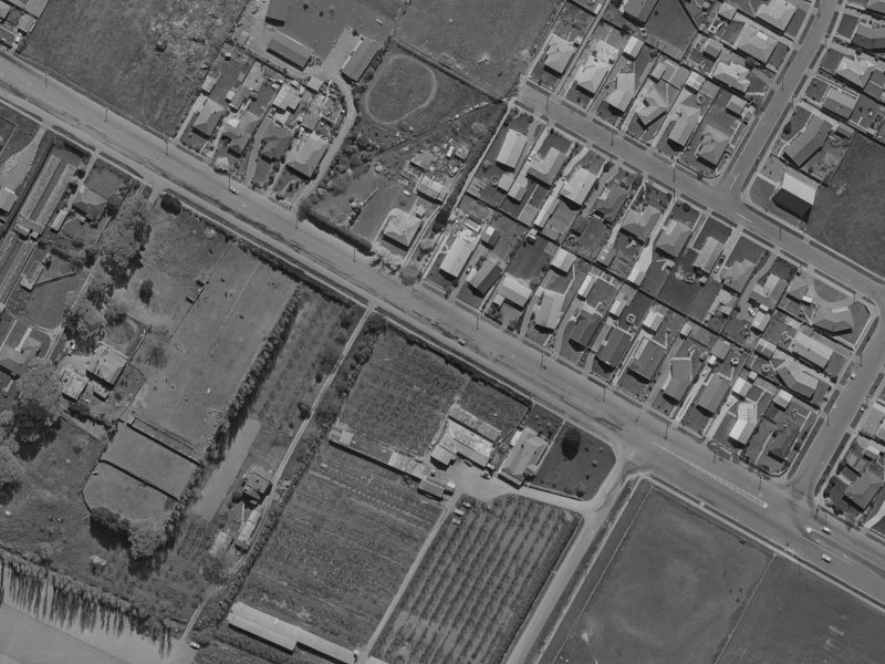 355 Harewood Road from the air, 1970-1974