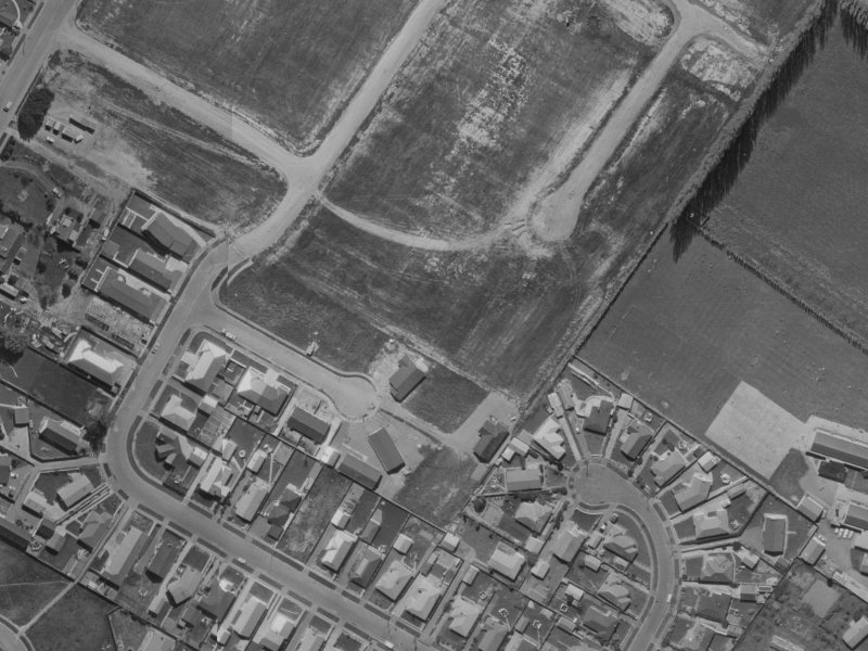 16D Tralee Place from the air, 1970-1974