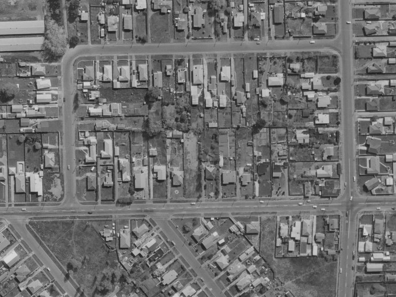 152A Beach Road from the air, 1970-1974