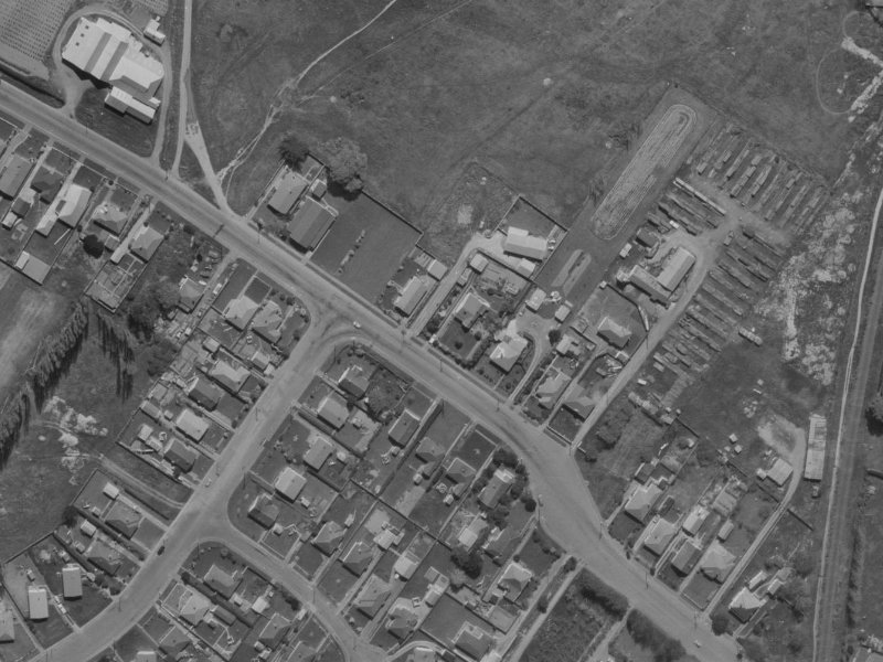 124 Sawyers Arms Road from the air, 1970-1974