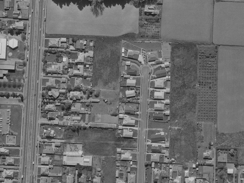 17C Ramore Place from the air, 1970-1974