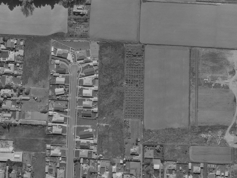 77 Sarabande Avenue from the air, 1970-1974