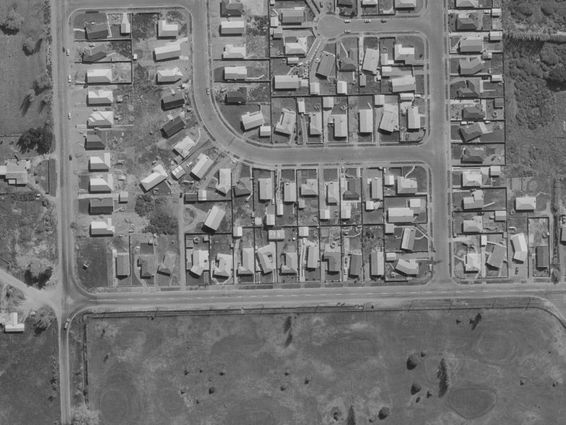 15B Cottonwood Street from the air, 1970-1974