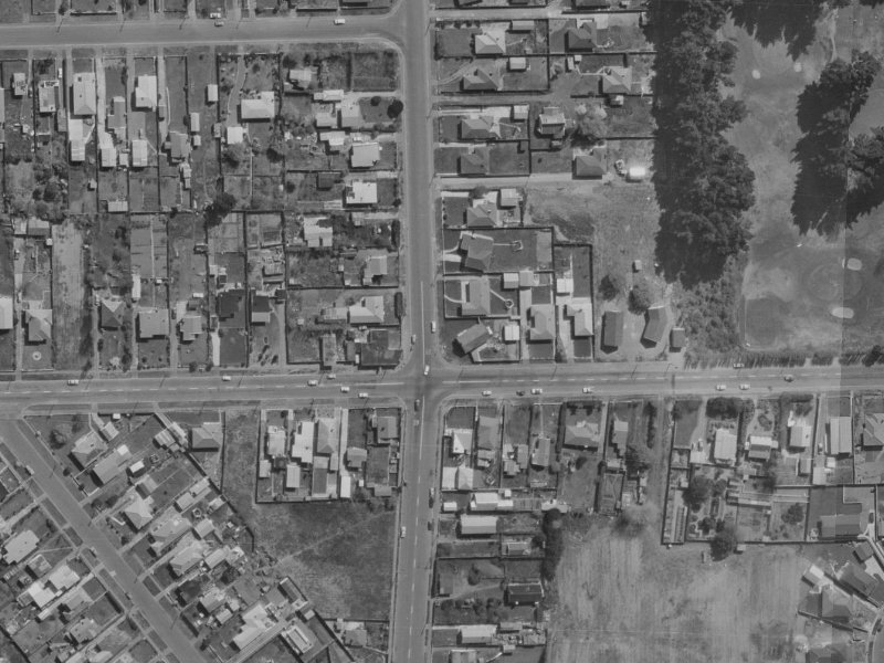 Beach Road from the air, 1970-1974