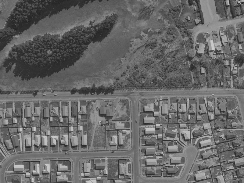 89 Beach Road from the air, 1970-1974
