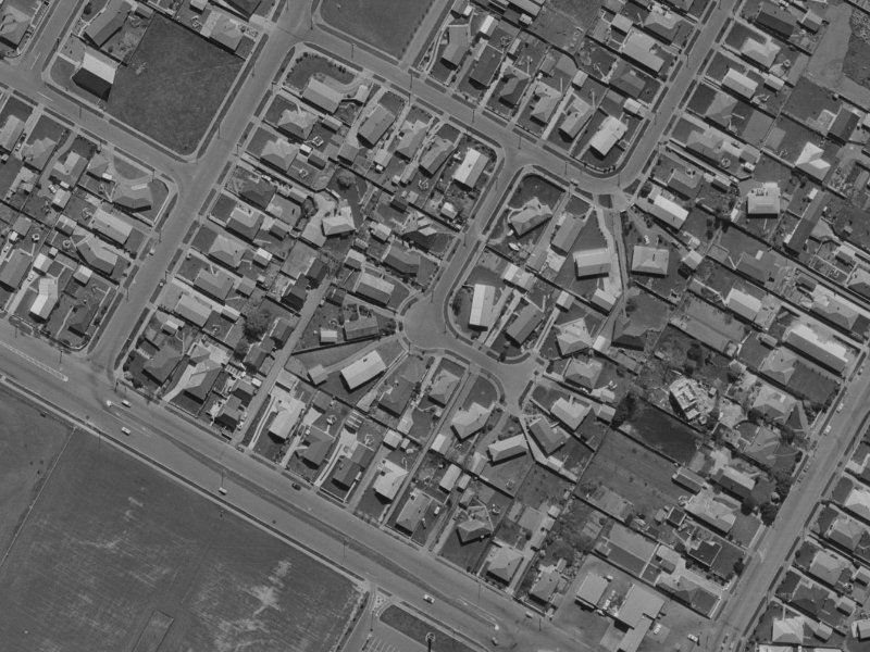 4 Pimlico Place from the air, 1970-1974