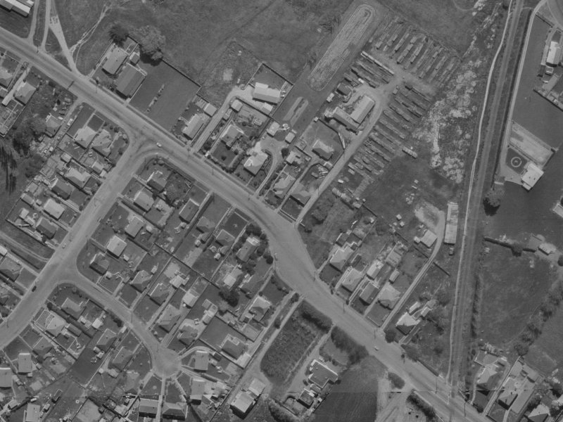 118 Sawyers Arms Road from the air, 1970-1974