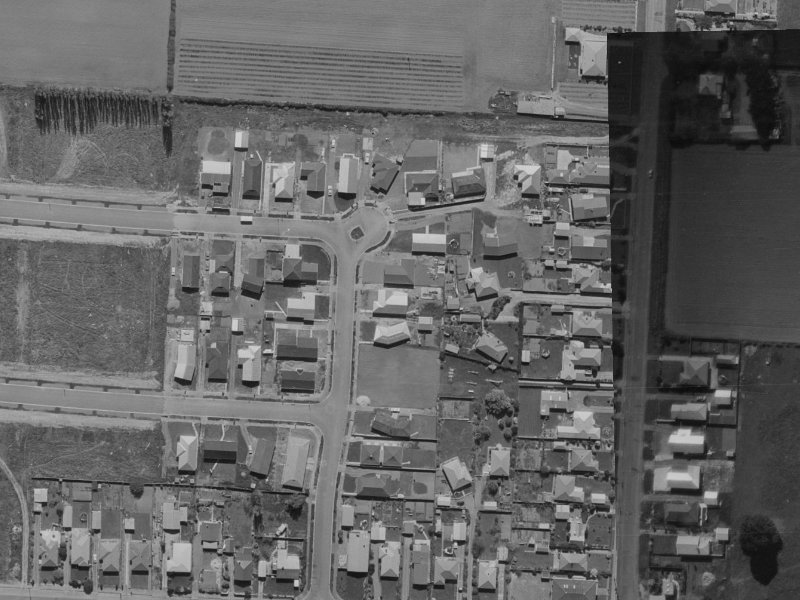 18 Sarabande Avenue from the air, 1970-1974