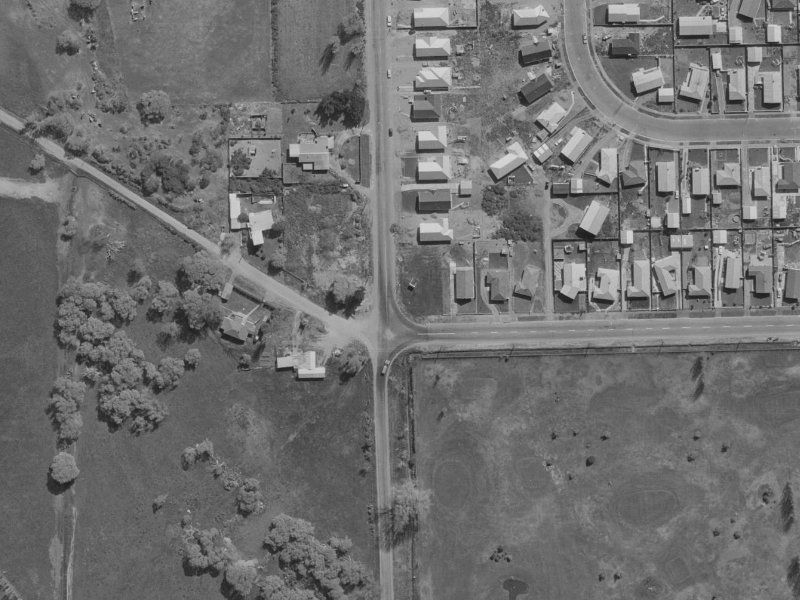 530 Mairehau Road from the air, 1970-1974