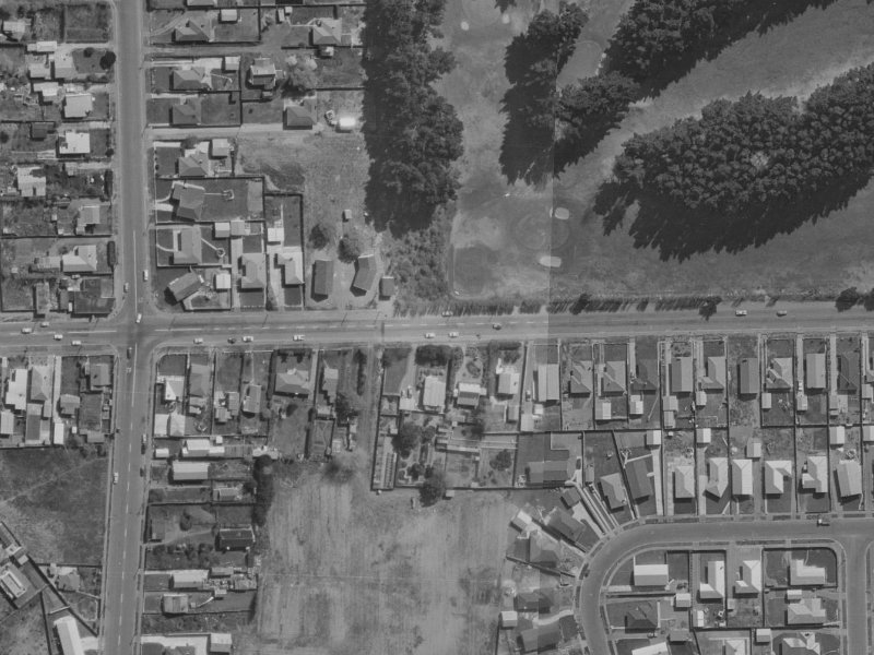Beach Road from the air, 1970-1974