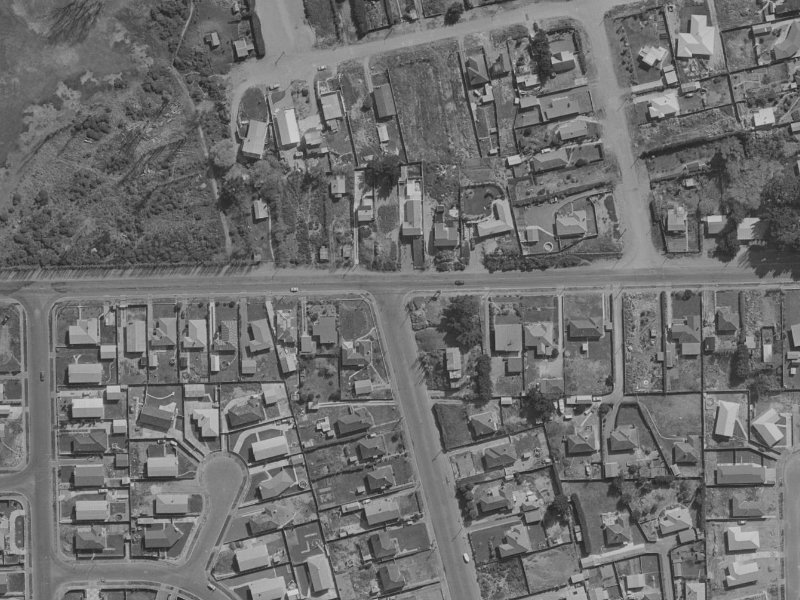 38 Beach Road from the air, 1970-1974