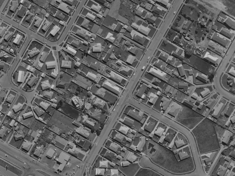 23 Highsted Road from the air, 1970-1974