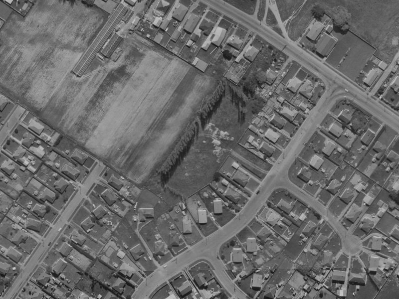 Honeysuckle Place from the air, 1970-1974