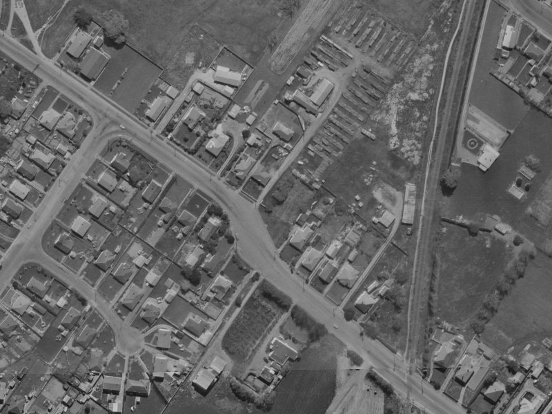 110 Sawyers Arms Road from the air, 1970-1974