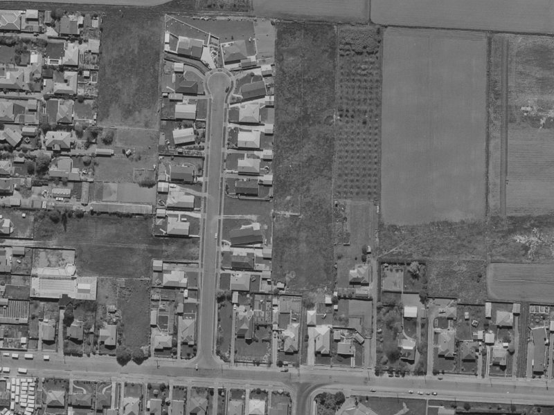 96 Sarabande Avenue from the air, 1970-1974
