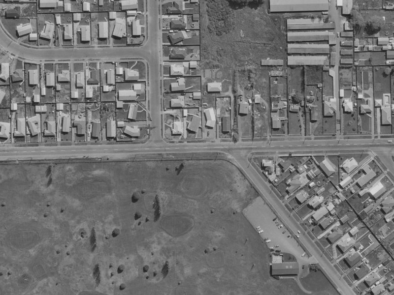 202 Queenspark Drive from the air, 1970-1974