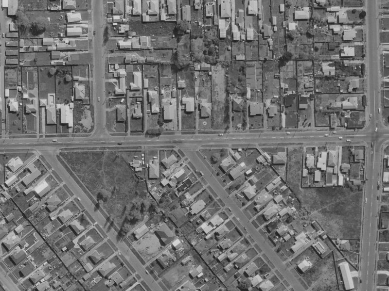 156 Beach Road from the air, 1970-1974