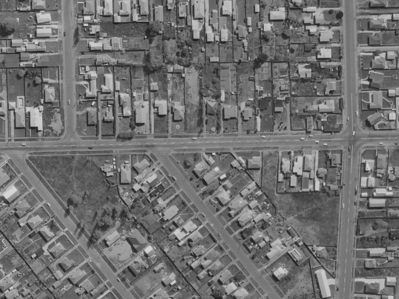154 Beach Road from the air, 1970-1974