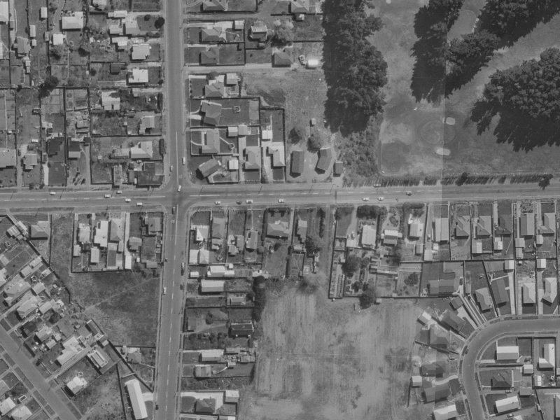 173 Beach Road from the air, 1970-1974