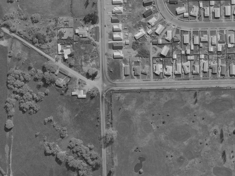 234 Queenspark Drive from the air, 1970-1974