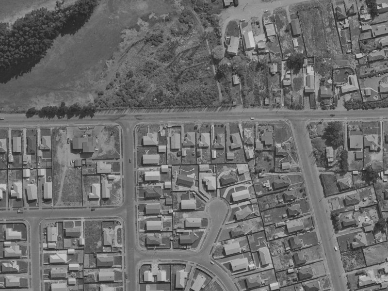 81 Beach Road from the air, 1970-1974