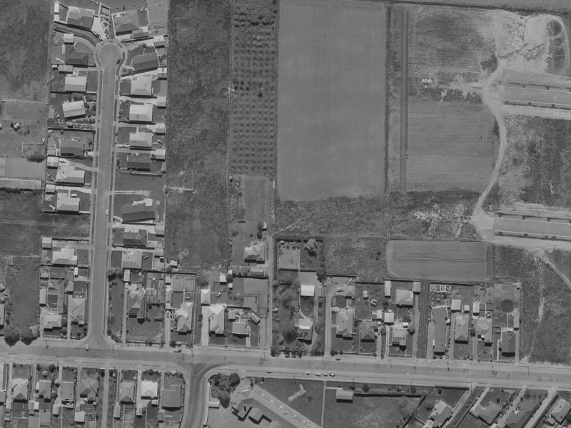 39B Greenock Street from the air, 1970-1974