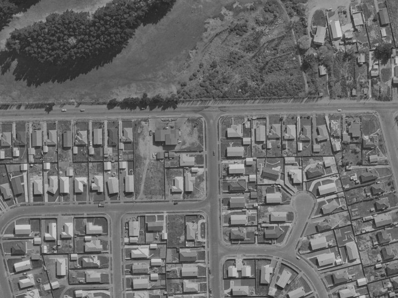 133 Effingham Street from the air, 1970-1974