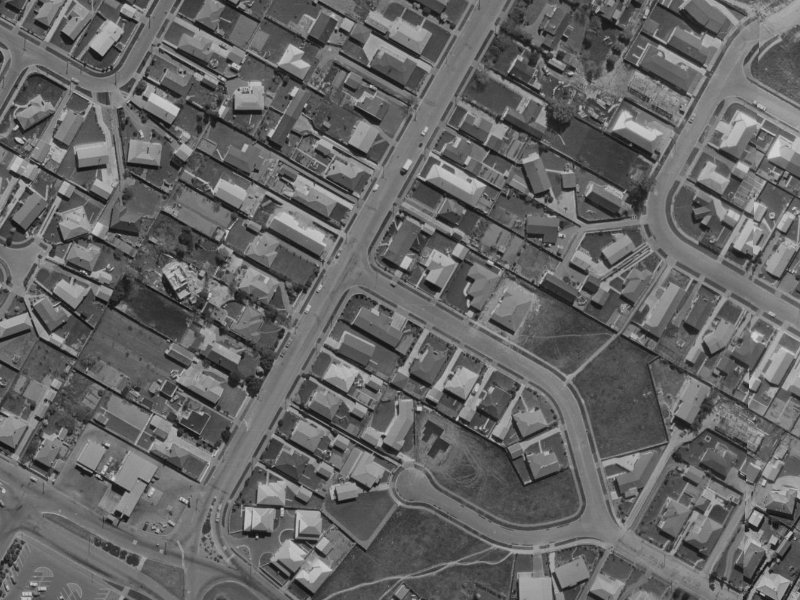 65 Bainton Street from the air, 1970-1974