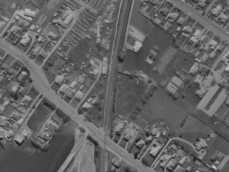 Prudhoe Lane from the air, 1970-1974