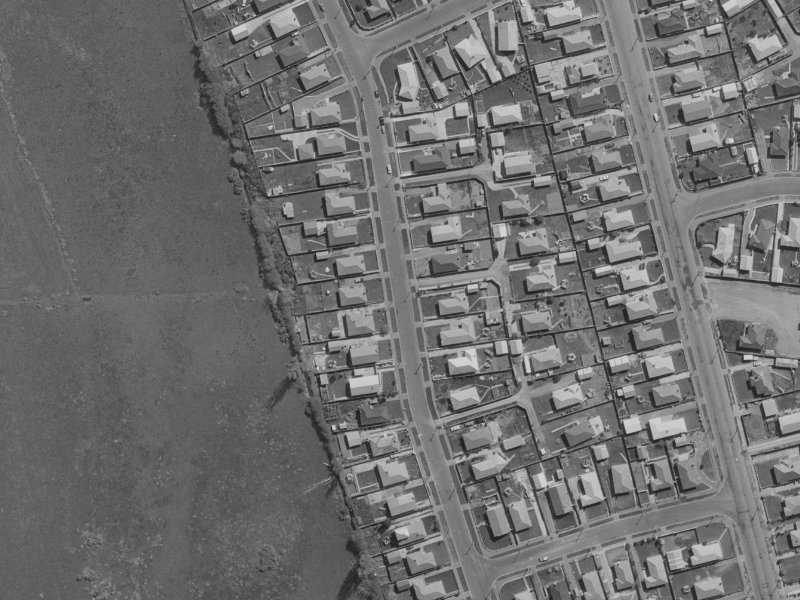 Greenhaven Drive from the air, 1970-1974