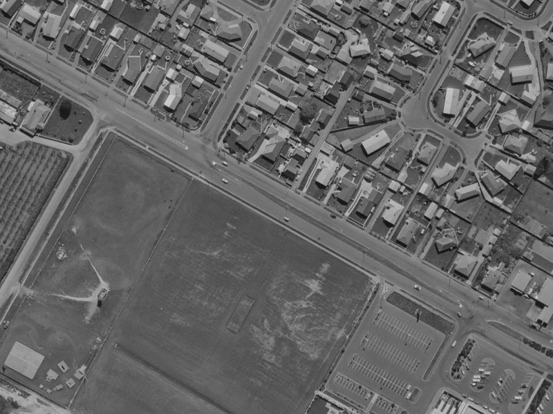 346 Harewood Road from the air, 1970-1974