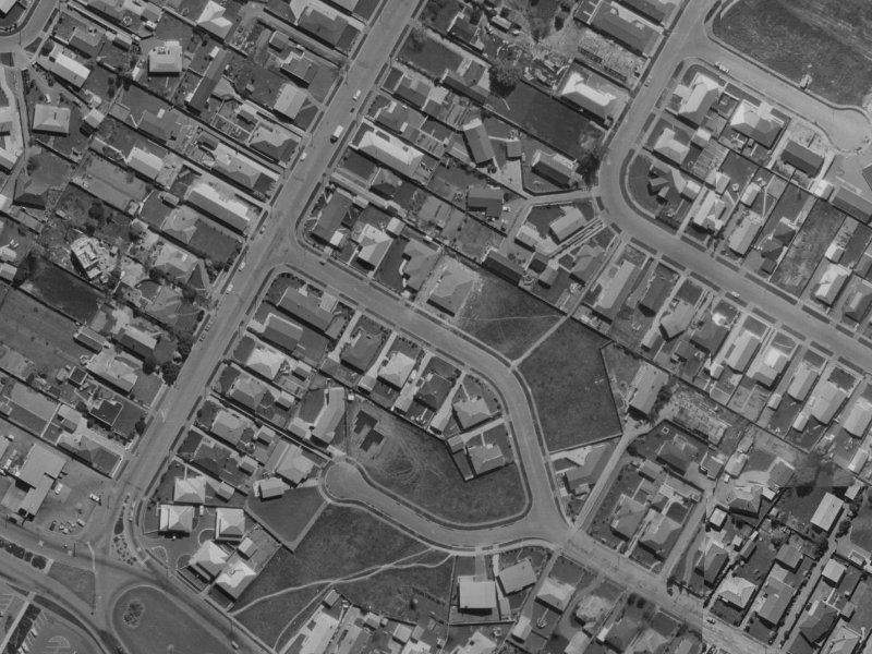 61 Bainton Street from the air, 1970-1974
