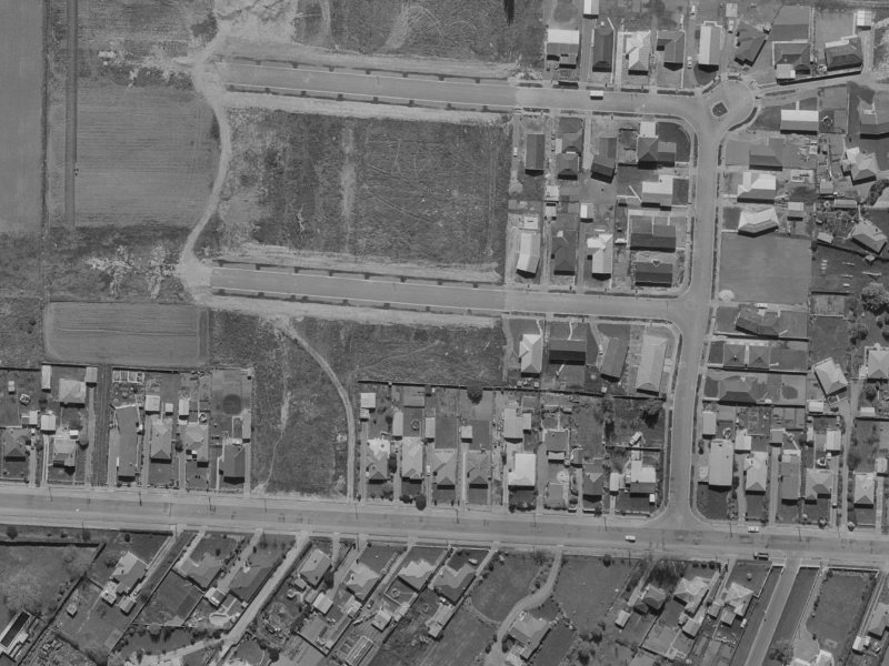 11 Greenock Street from the air, 1970-1974