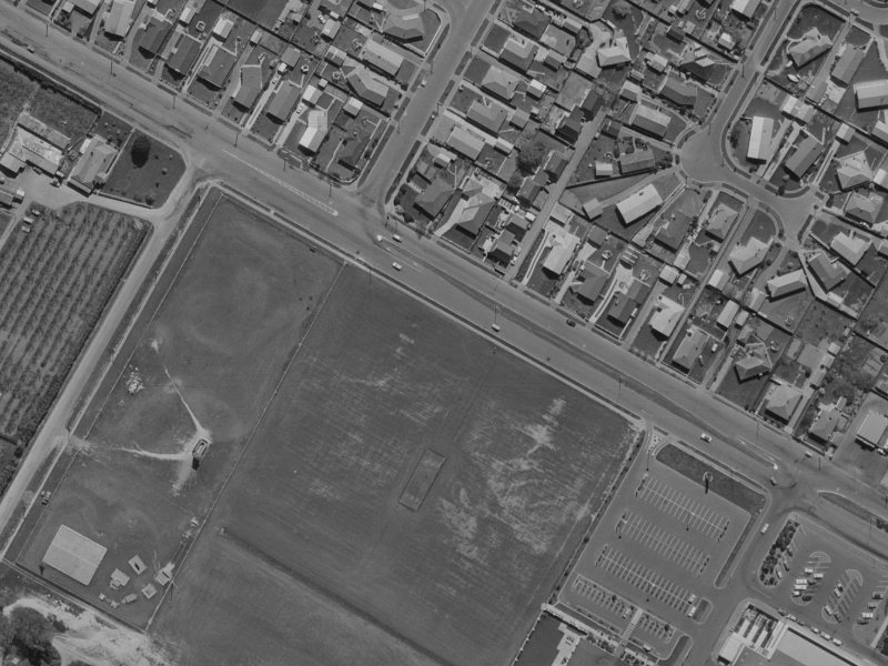 335-339 Harewood Road from the air, 1970-1974