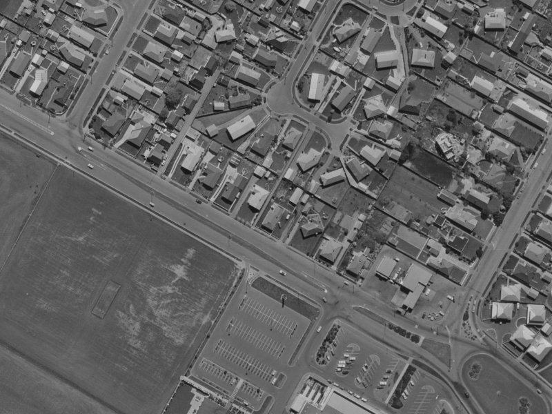 336 Harewood Road from the air, 1970-1974