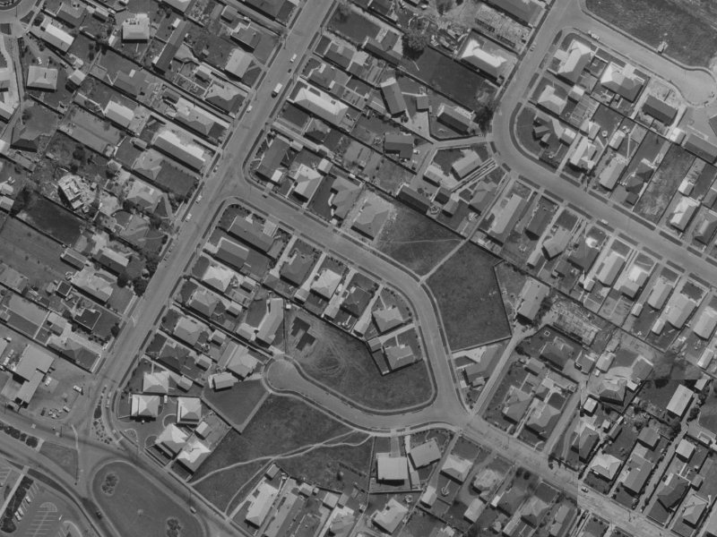 62 Bainton Street from the air, 1970-1974