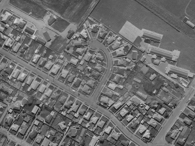 Blossomdale Place from the air, 1970-1974