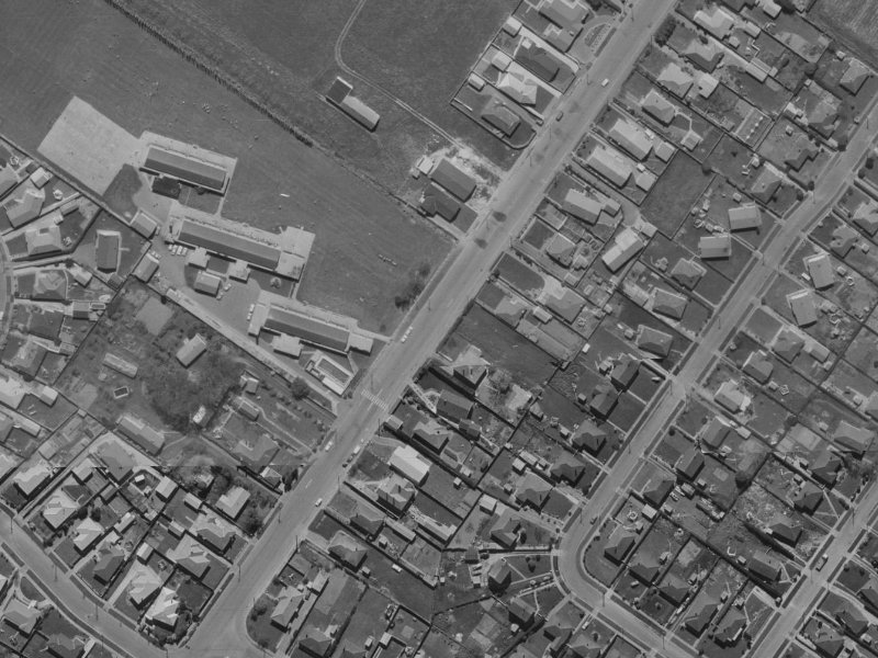 458 Greers Road from the air, 1970-1974
