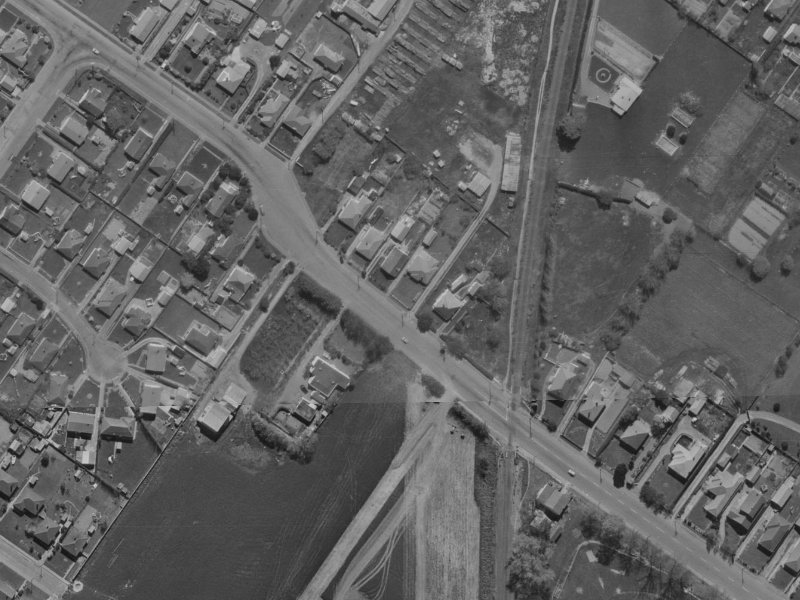 105 Sawyers Arms Road from the air, 1970-1974