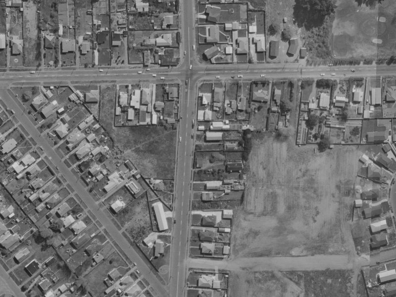 380 Bower Avenue from the air, 1970-1974